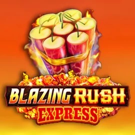 Blazing Rush Express logo by AreaVegas Safe Casino