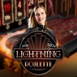 Live Casino logo of Lightning Roulette from Evolution at Safe Casino