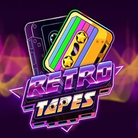 Retro Tapes online game logo by Push Gaming on safecasinoat.at